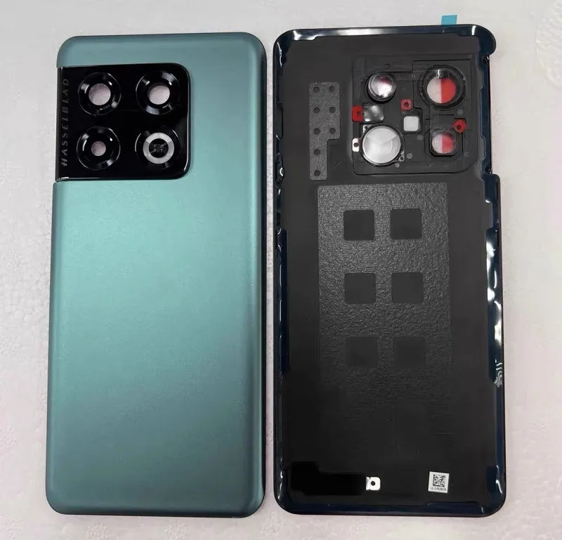 Oneplus10Pro الإسكان ل Oneplus 10 Pro One Plus 6.7 "زجاج البطارية الغطاء الخلفي إصلاح استبدال الباب الهاتف الخلفي + عدسة الكاميرا