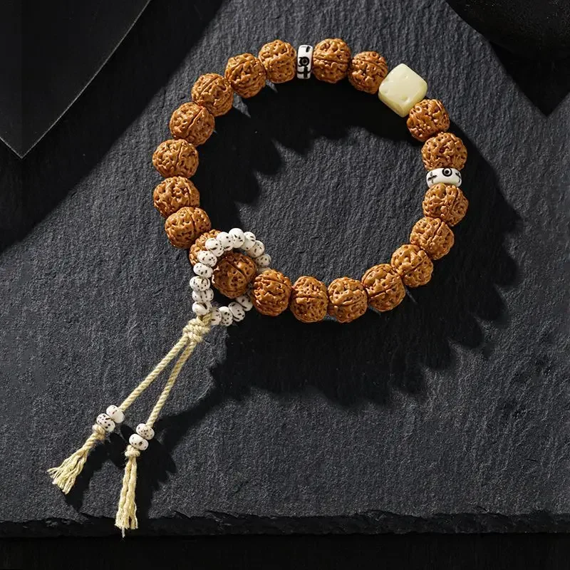 

Original Corpulent Small Diamond Bracelet Bodhi Seeds Bracelet Men's Collection Walnuts Buddha Beads Handheld Bracelet