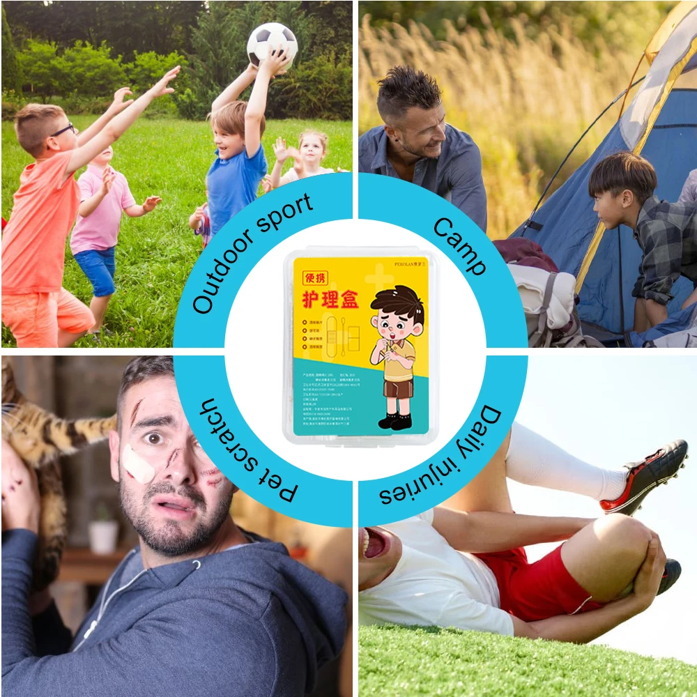 

51Pcs/Set Disposable Iodine Cotton Swabs Sterilize Asepsis Family Emergency Kit Care Sanitary Portable Cotton Swabs Tool Outdoor