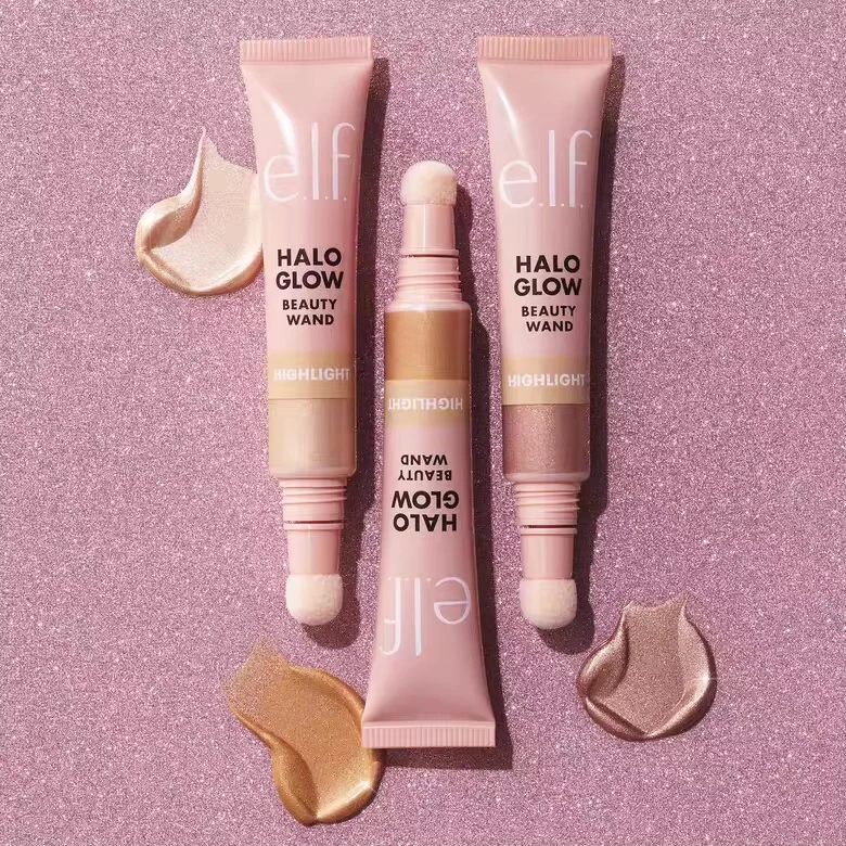 Huda Beauty Makeup Set - 엘프 립글로스 내추럴 샤인&블러쉬 리퀴드 워터프루프