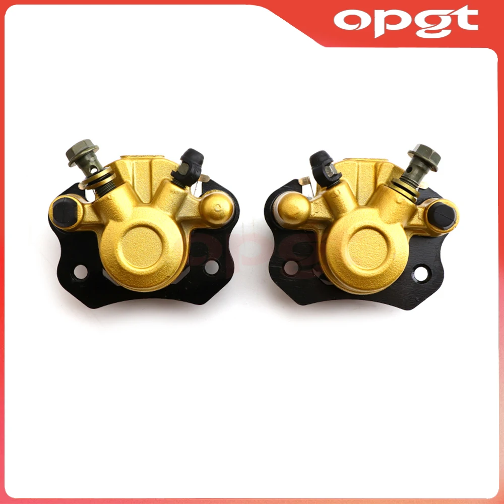 OPGT Front/Rear Hydraulic Disc Brakes Calipers Fit For 50cc 70cc 90cc 110cc 125cc 150cc Chinese Taotao kazuma SunL ATV UTV Quad