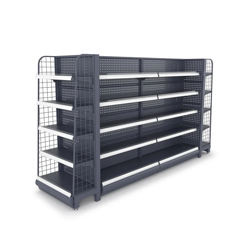 custom.Durable Perforated Back Board Supermarket Shelf