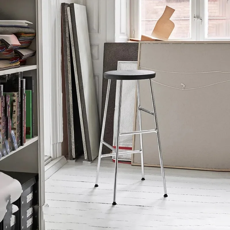 Silla de Bar Estilo Nórdico Moderno, Cómoda, Diseño Único para Sala de Estar, Cocina, Banqueta Alta para Cocina *