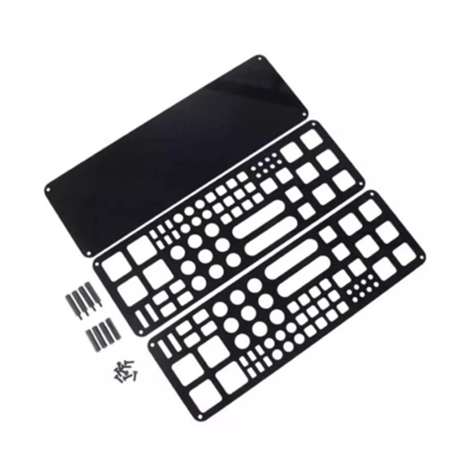 Imagem -06 - Chave de Fenda Storage Rack Holder Organizador para Hex Cross Screw Driver Kit de Ferramentas rc 63 Furos sem Ferramentas
