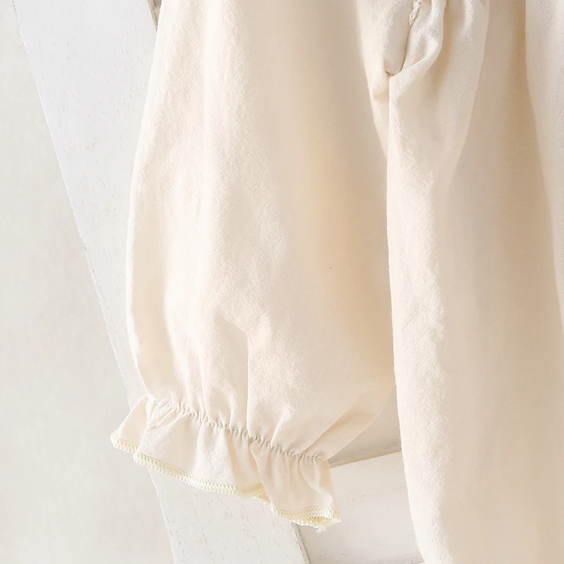 2025 New Autumn 0-24M Children Clothes Newborn Baby Girls Bodysuits Long Sleeved Cotton Embroidery Infant Baby Girls Jumpsuit