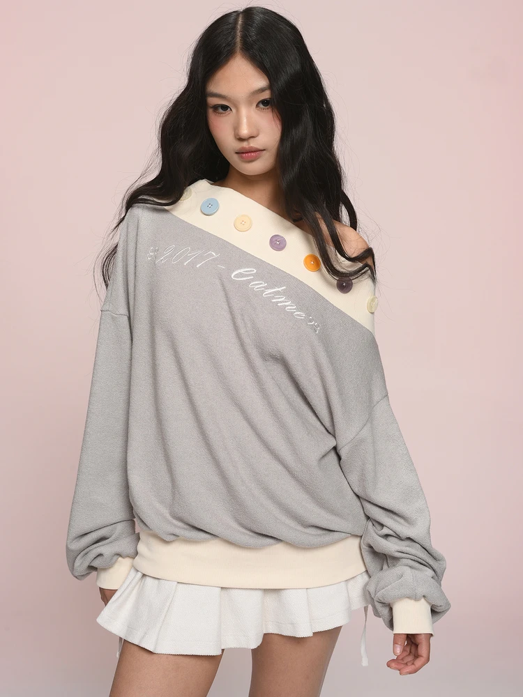 

Полотенце Cloud Sensation Long Sve, толстовка с оulder Bared, свободный крой, осенне-зимний теплый топ для женщин, удобный дышащий...