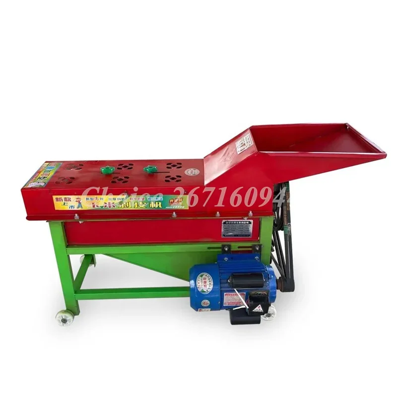 Automatic Mini Electric Corn Peeling Thresher Machine Agriculture Corn Sheller Maize Peeling Maker Hot Sale Corn Peeler