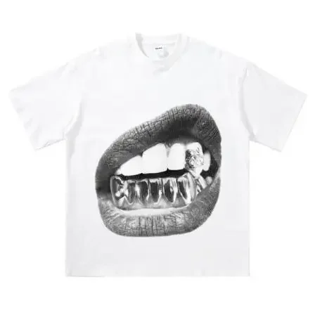 Grillz T-Shirt, Graphic Tee For Men, Graphic Tee Outfits, Streetwear Tee, Full C