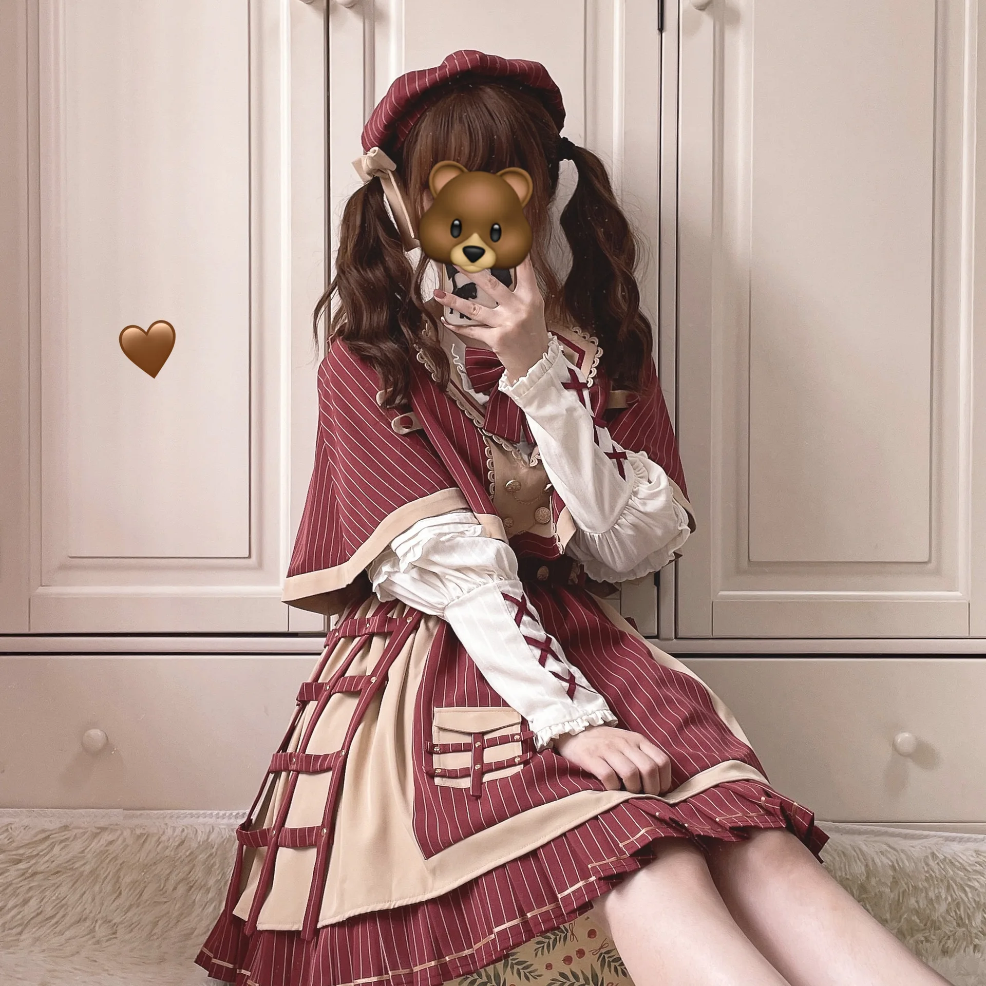 Uniforme Jk Lolita pour femmes, jupe pull Kawaii pour filles, robe de détective de princesse japonaise Harajuku, Costume Cosplay mignon