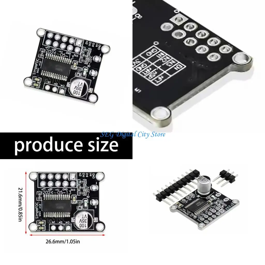 

U75B Плата драйвера трехфазного бесщеточного двигателя для управления BLDC с использованием чипа DRV8313