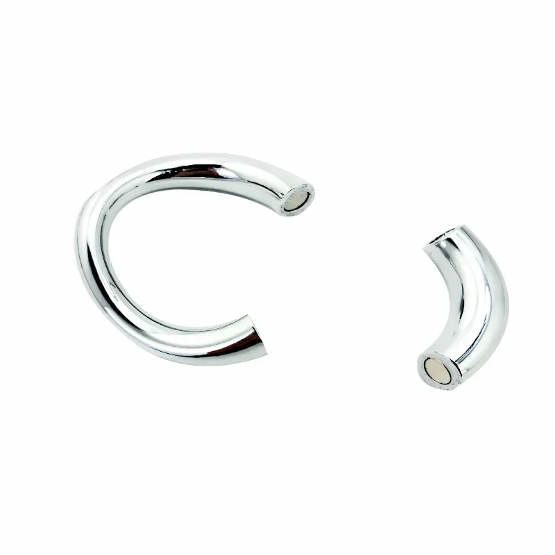 2024 Arc Male Magnetic Cock Ring On Penis Heavy Cockring Metal Penis Dick Lock Ring Delay Ejaculation Adults Sex Toy Men 18+