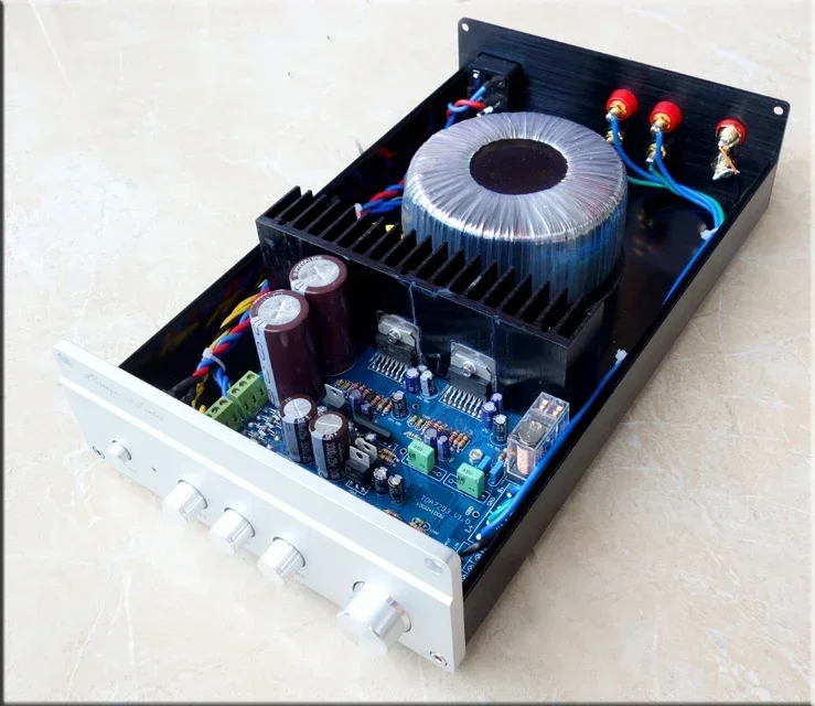 AC220V TDA7293 100 Вт + 100 Вт Hi-Fi усилитель с регулировкой высоких частот и альт-бас