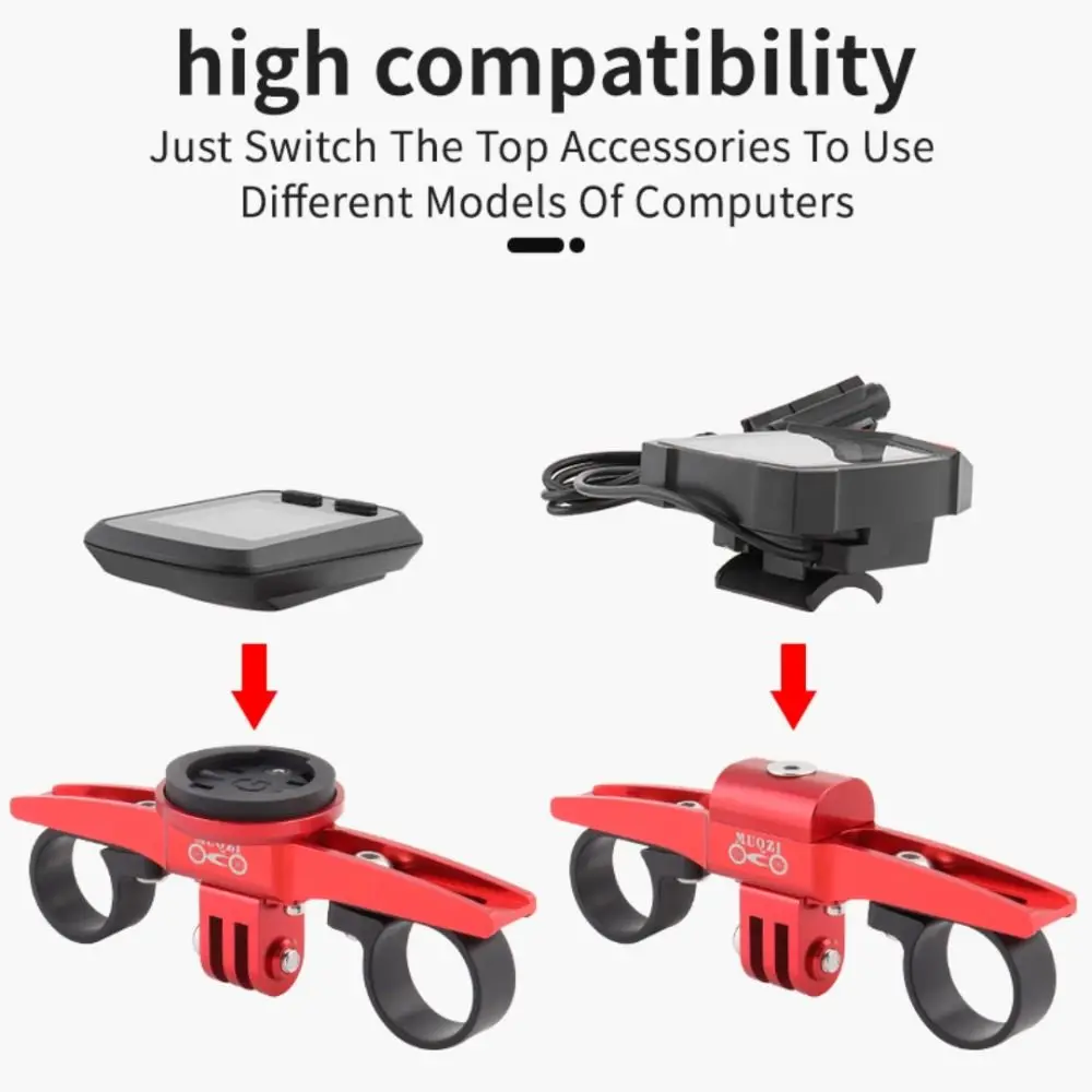 

22.2/25.4mm Bicycle TT Bar Stopwatch Holder Multifunctional Aluminum Alloy Bicycle Sports Camera Base Universal Lightweight