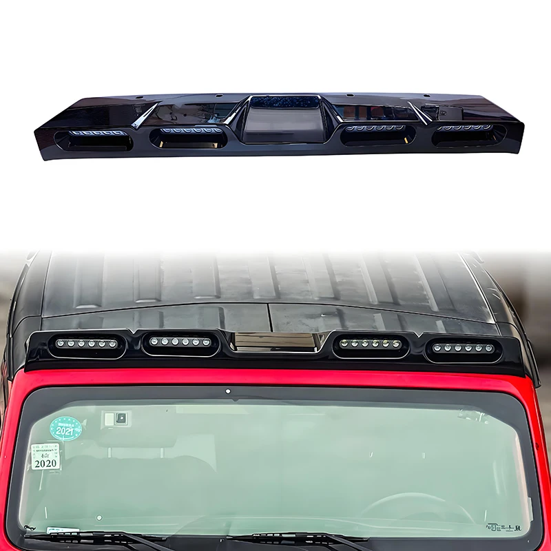 

For Jeep JL Wrangler Gladiator Roof Searchlight Four Eyes Ceiling Light Exterior Accessory 18-24 Light Emitting Diode Ceiling Li