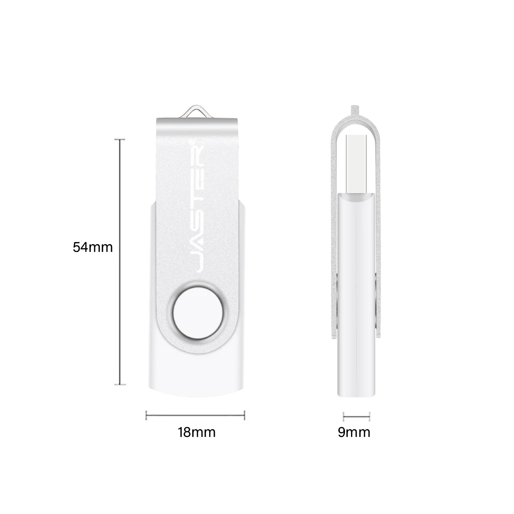 USB 3.0 Plastic USB Flash Drive 128GB 64GB 32GB Black Memory Stick 16GB 8GB Rotatable Pen Drive 4GB Creative Gift for Computer