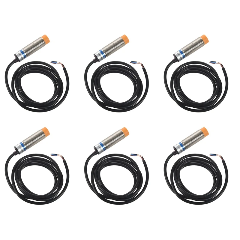 6X LJC18A3-H-Z/BX 1-10Mm Capacitance Proximity Sensor Switch NPN NO DC 6-36V 300MA