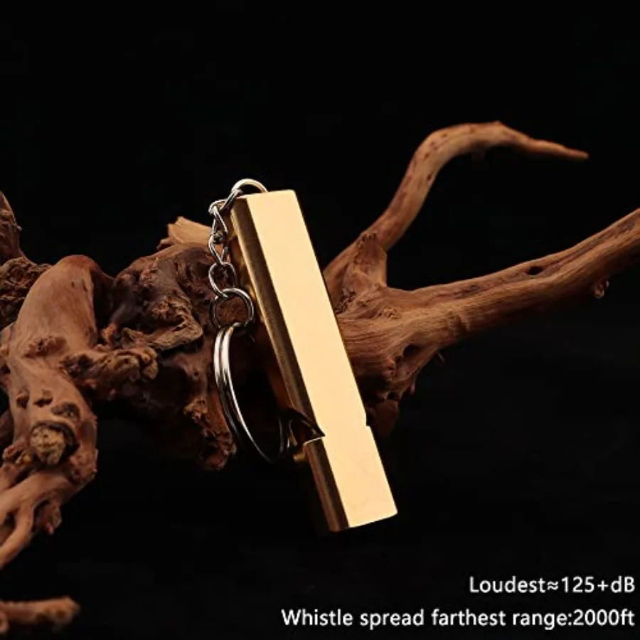 أجراس الدب بصوت عالٍ مع حزام زر من الجلد وصافرة الطوارئ للبقاء على قيد الحياة والمشي لمسافات طويلة وركوب الدراجات والصيد والتسلق مجموعتان #6