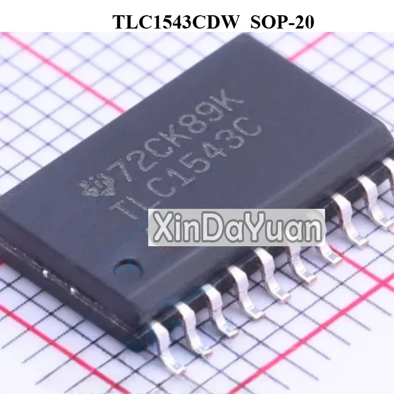 5 pcs TLC1543 TLC1543C TLC1543CDW  DAC  SOP-20