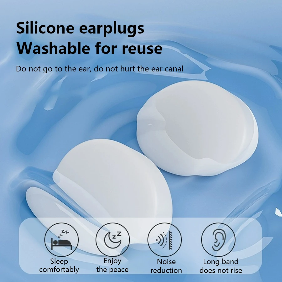 20-grain round kneading silica gel earplugs for noise reduction and swimming waterproof earplugs