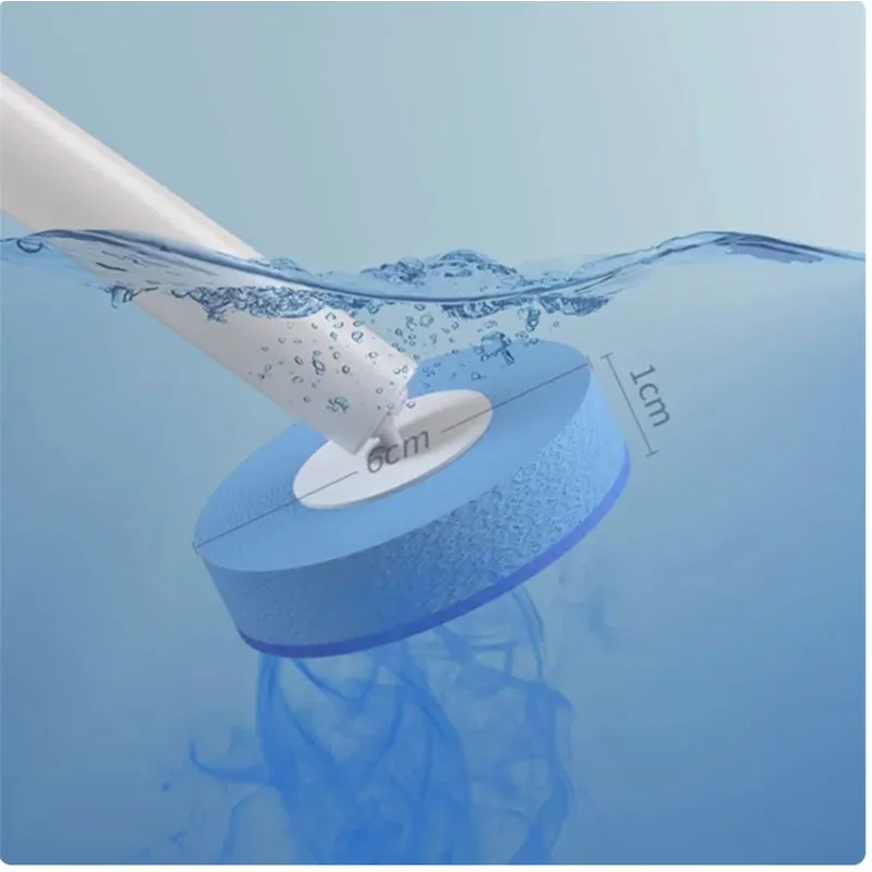 Replacement of household disposable toilet brush with no dead corner cleaning brush Nordic style simple brush head