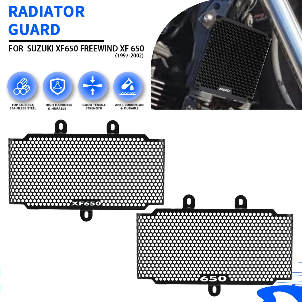 

Мотоцикл для Suzuki XF650 Freewind XF 650 1997 1998 1999 2000 2001 2002, решетка радиатора, масляный радиатор, защитная крышка, защитные детали