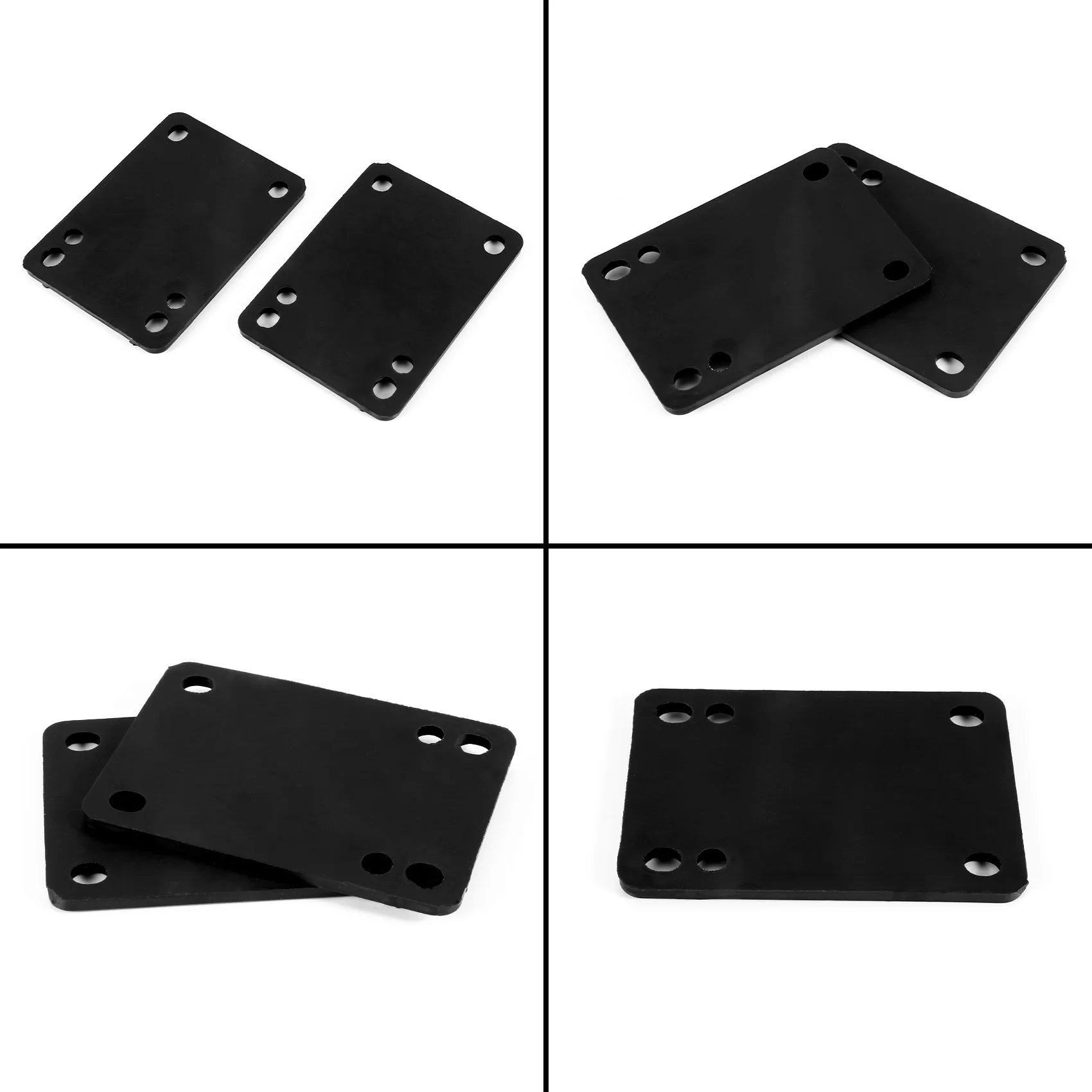 AMSC Rubber Skateboard Riser Pad 1/8 3Mm Pack Of 2