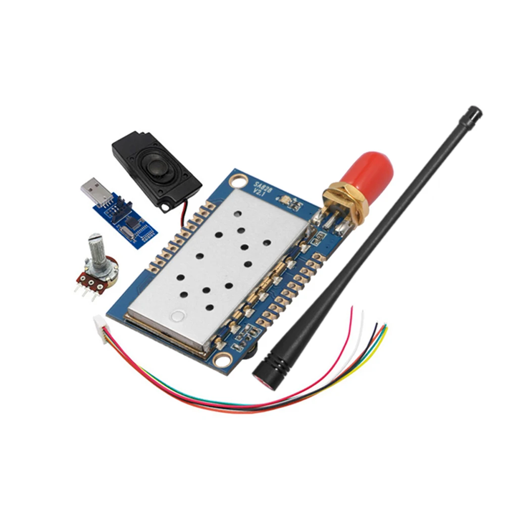 

2sets/lot high integreated 1W Walkie Talkie module UHF | VHF Voice module kits SA828