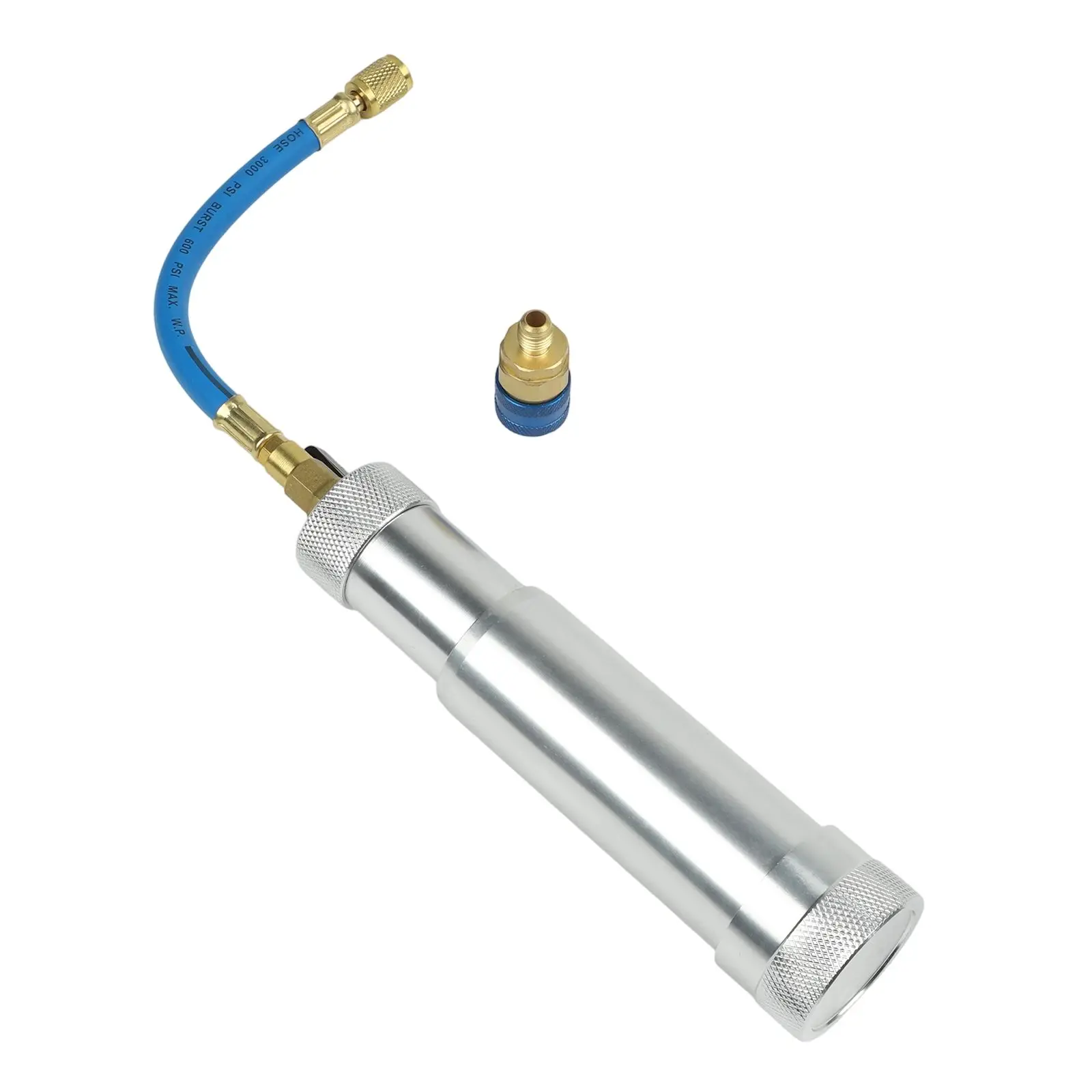 

AC Systems Fluorescent Dye Injector AC Oil Injector Kit Aluminum Alloy Construction Brass Connector Material AC Maintenance
