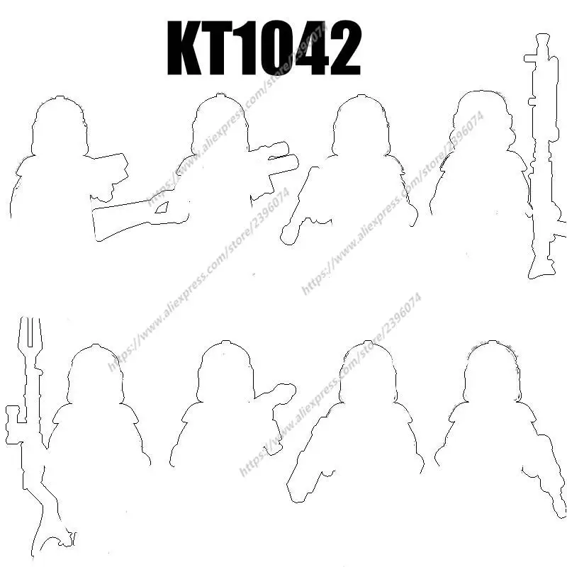 

Экшн-фигурки KT1042, аксессуары для фильмов, строительные блоки, кирпичи, игрушки XP318, XP319, XP320, XP321, XP322, XP323, XP324, XP325