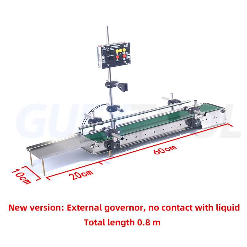 Imagem -03 - Pequena Correia Transportadora para Fibra Óptica Controle de Indução Inteligente Linha de Montagem Máquina de Enchimento Automática Controle Digital