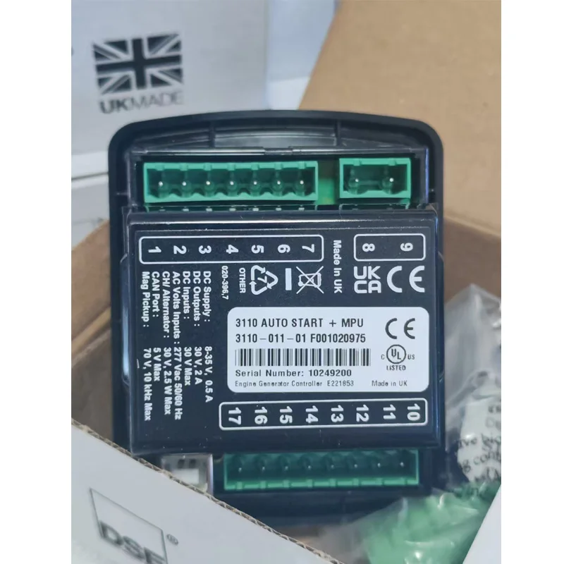 Imagem -03 - Controlador de Gerador de Motor Automático Manual Original do Mar Profundo Conjunto de Gerador Diesel Unidade de Módulo de Controle de Peças de Reposição Dse3110