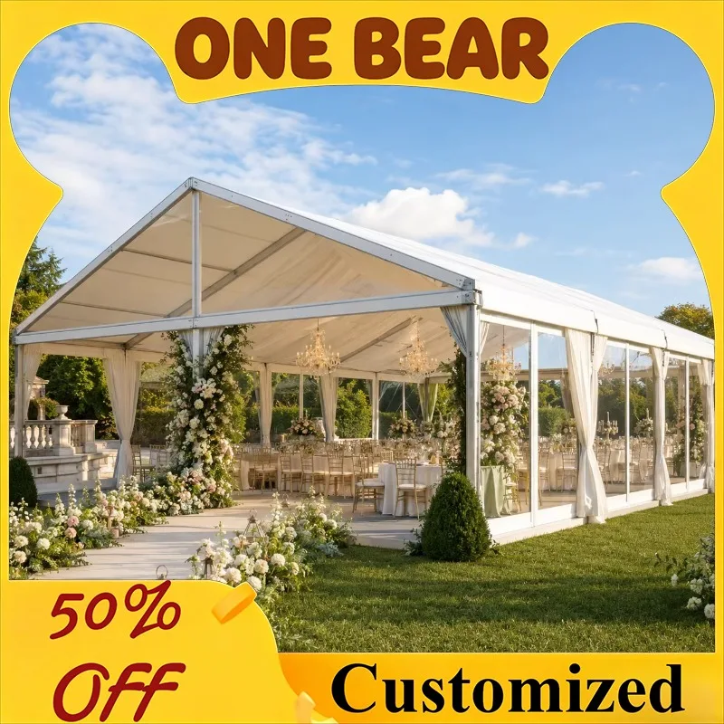Customizable Aluminum A Frame Tent Waterproof PVC Canopy Shelter for Warehouse Space Wedding Party Outdoor Event Activities