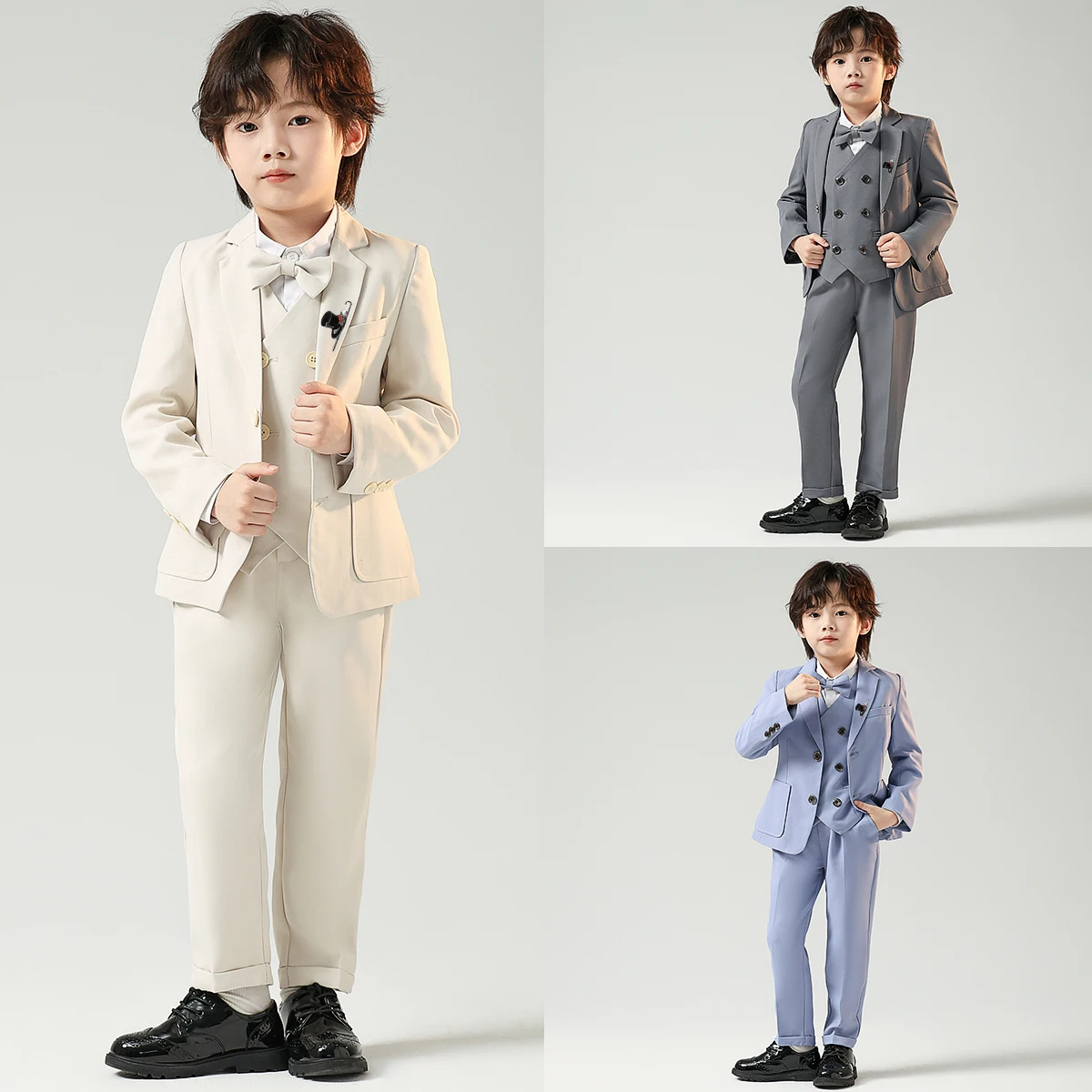 Suit for Kids Boys Toddler Wedding Easter Church Set Kids School Graduation Photography Performance Birthday Party Gift Outfit