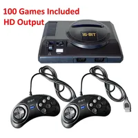 SG-108 16BIT HD MEGA DRIVE Super Mini Md Game Console HD Video 16bit TV Games Built in 100 Games（Did not include TF Card)）