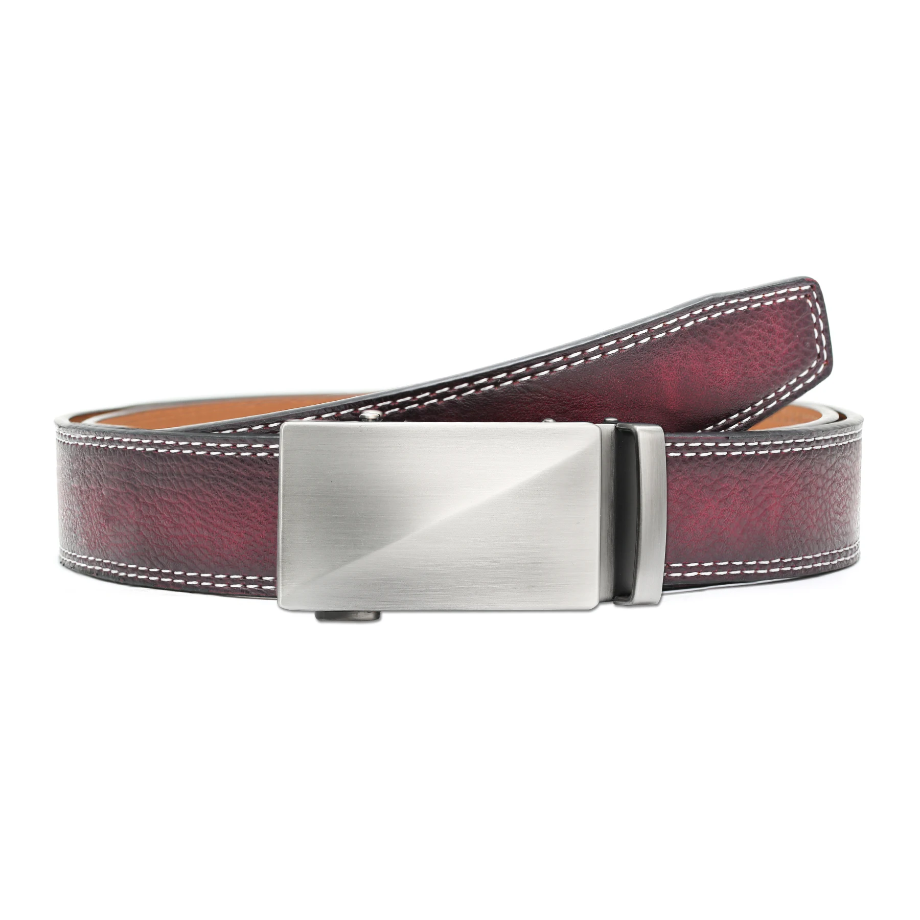 Мужской ремень с храповым механизмом, ремни из искусственной кожи, ширина 1, 3/8 дюйма, подарок для мужа