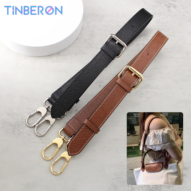 

TINBERON Luxury Design Bag Strap Underarm Bag Shoulder Strap Replacement Adjustable Leather Handbag Handle Strap Bag Accessories