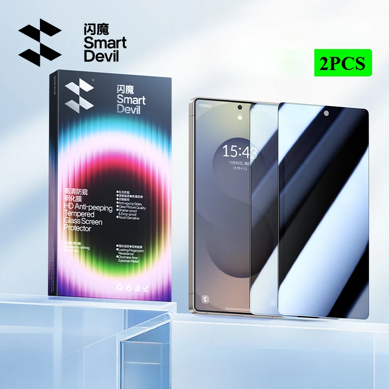 

SmartDevil Privacy Screen Protector for Samsung S25 Ultra S25 S25Plus S24Ultra Tempered Glass Film Anti-peeping Anti-fingerprint
