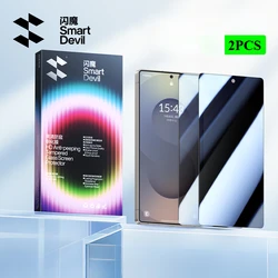SmartDevil Privacy Screen Protector for Samsung S26 Ultra S26 S25 Ultra Tempered Glass Film Anti-peeping Anti-fingerprint