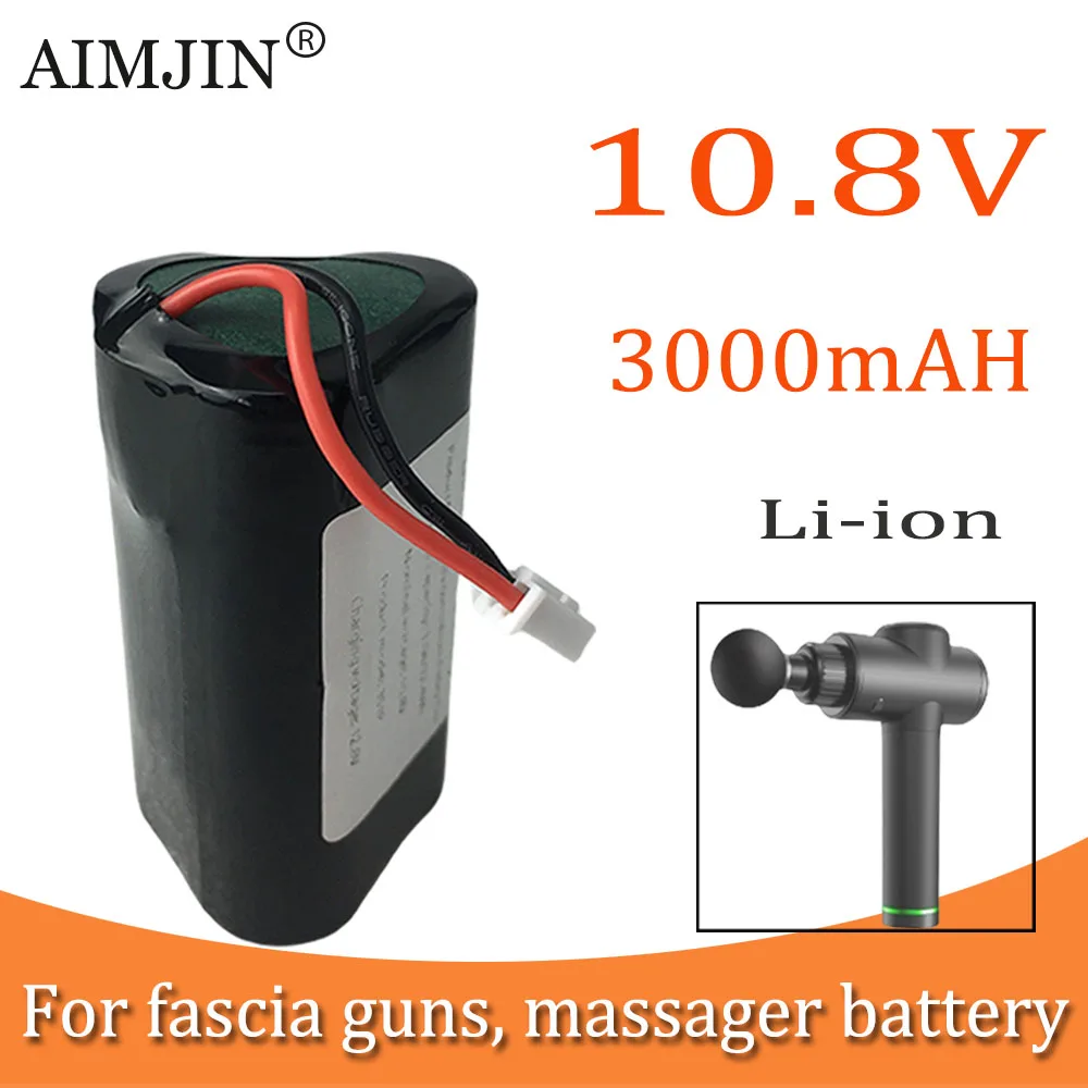 10.8V 3000mAh Rechargeable Lithium Battery Pack Suitable For Fascia Guns, Massager Special Tool Batteries