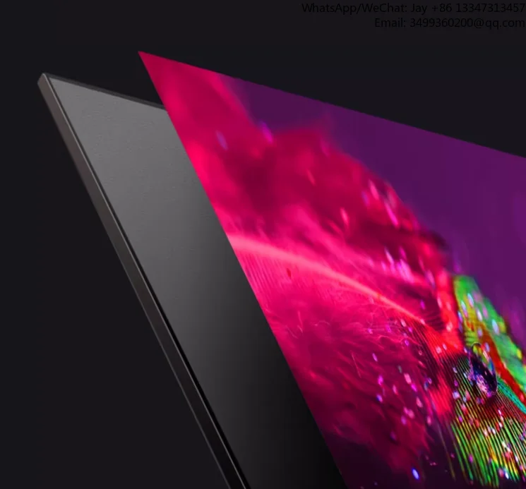 

Y-110 "экран для телевизора 4K HD, черный кристалл, светоотверждающие экраны, металлическая узкая фиксированная рамка, экран для проектора для гостиной, кинотеатра