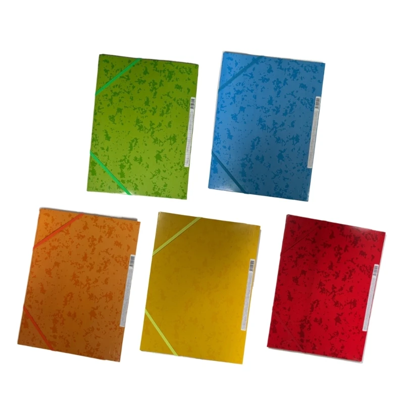 Y5LB File Folders Document Organiser File Bag with Elastic Closure Office Supplies