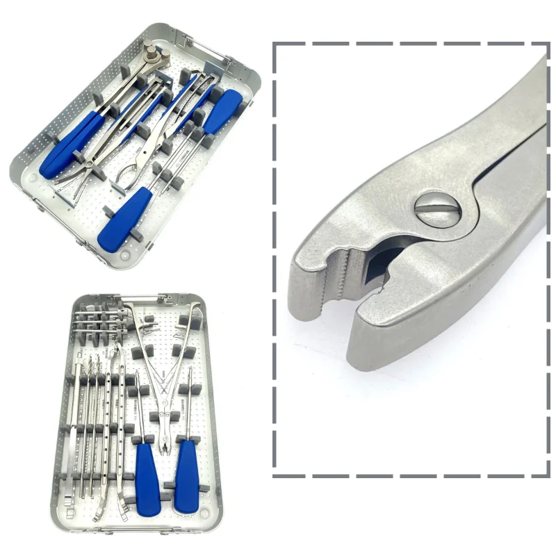 

Pet Orthopedic Spinal Lower Instrument Set Bone Surgical Plate Instruments Kit