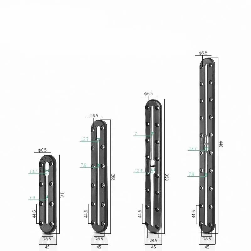 Sticky Tape Base Rail Bracket Holder Car Truck Operation Board Slider Monitor for gopro Camera Cars Ships Fishing Boats Kayak