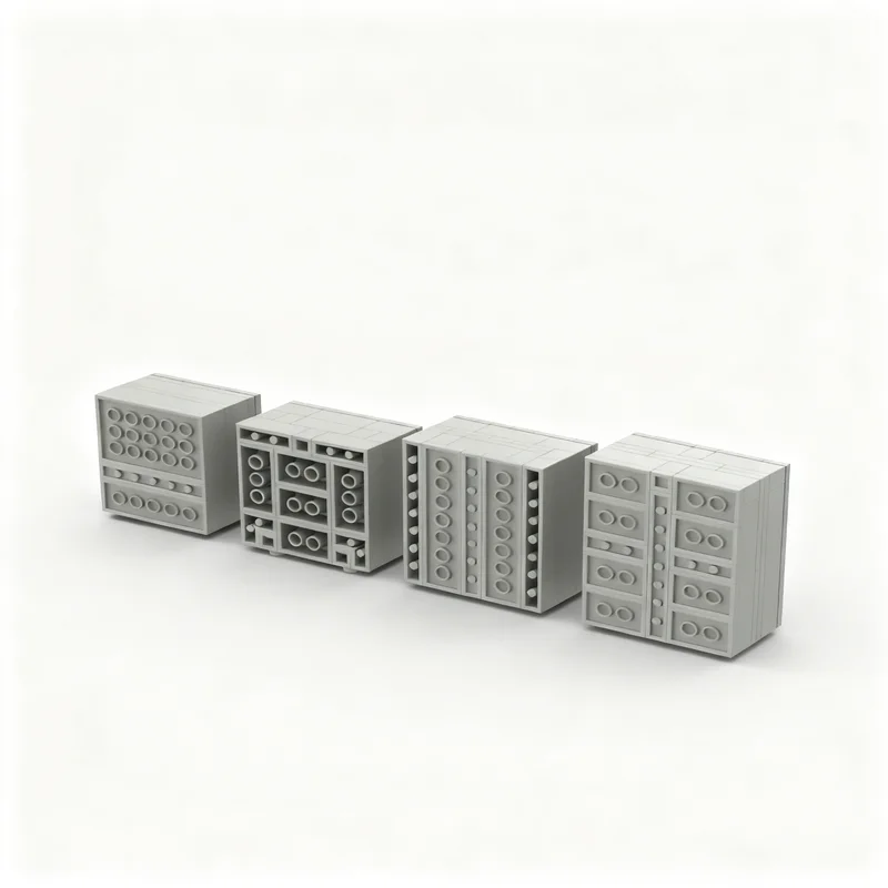 318pcs MOC Space Classic Magnetic Tape Drive Computers Model Building Blocks Toy Construction Christmas Gifts Idea Brick