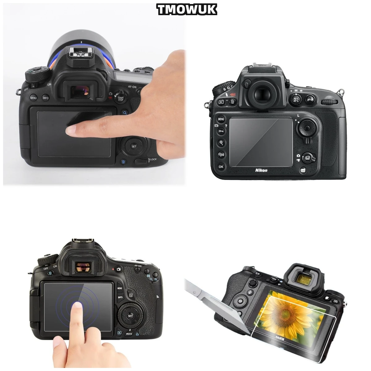 

For Nikon D7500 HD Clear Anti-Scratch LCD Screen Protector Tempered Glass 9H Hardness Film