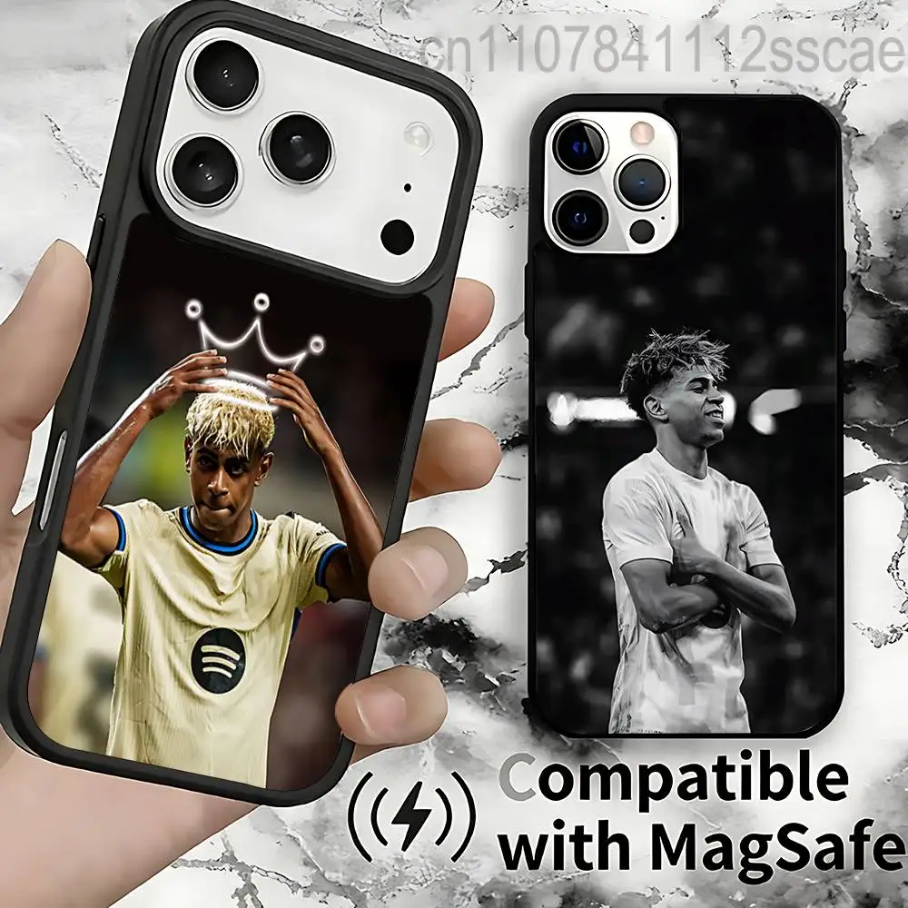 

Спортивный противоударный чехол с магнитной беспроводной зарядкой L-Lamine Y-Yamal COOL для iPhone 11,12,13,14,15,16,17,Pro,Max,Plus