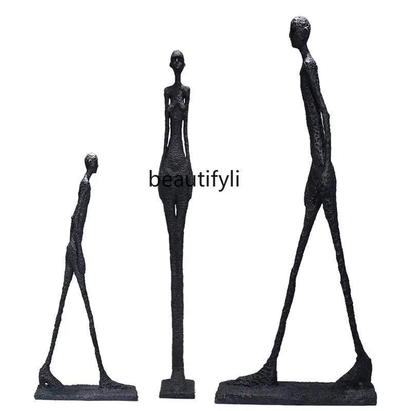 

Hotel Clubhouse Floor Figure Sculpture Walking Man Public Space Soft Decoration Art