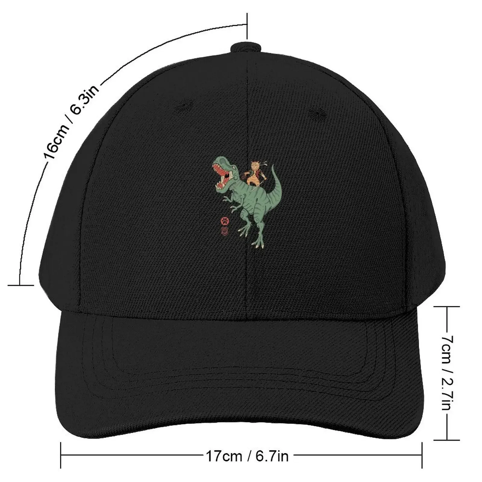 T-Rex Catana Baseball Cap custom Hat Gentleman Hat Anime Hat Baseball Cap Caps Male Women's