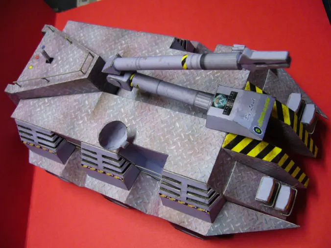 Stargate SG1 Drone Vehicle M.A.L.P. DIY PAPER Model Kit Handmade Toy Puzzles