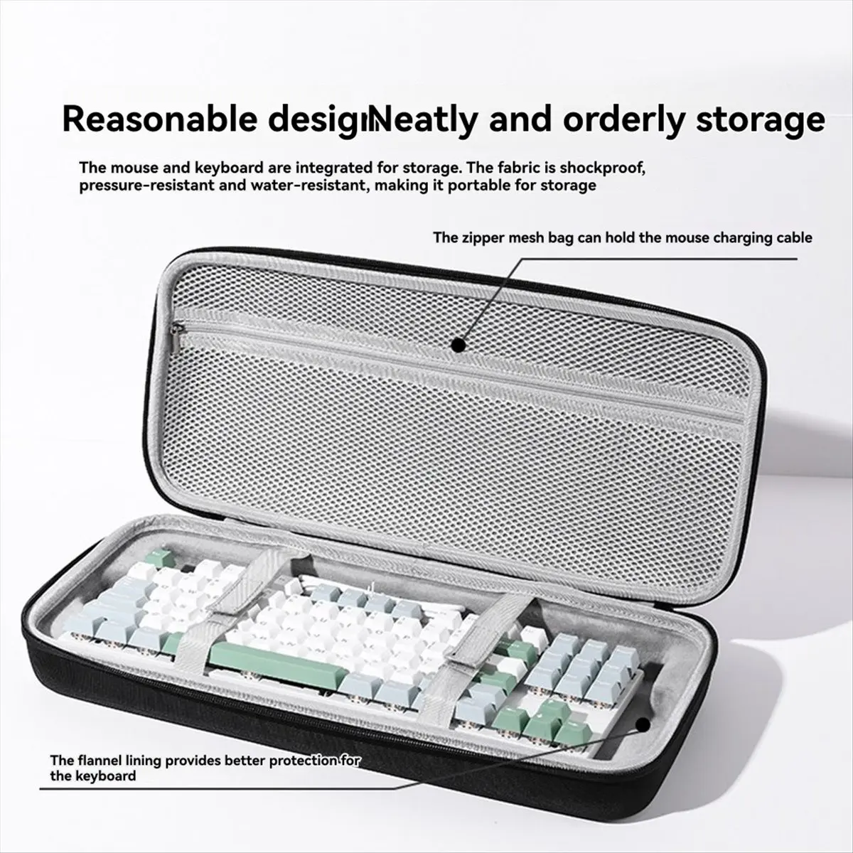 

Чехол для механических клавиатур, защитная сумка для хранения 87 клавиш, основная электронная продукция